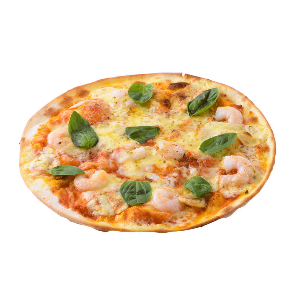 にんにくと小エビのピザ(Lサイズ・直径約22cm)(税込・送料別)【冷蔵・冷凍商品】